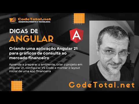 Criando uma aplicação Angular 21 para gráficos de consulta ao mercado financeiro